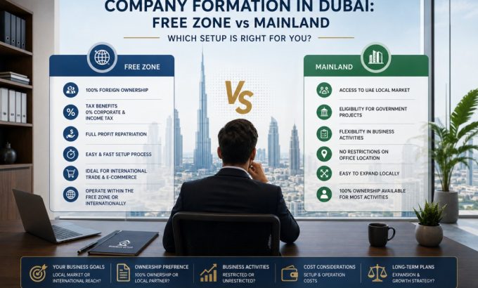 Company Formation in Dubai Free Zone vs Mainland Which Setup Is Right for You Company Formation in Dubai
